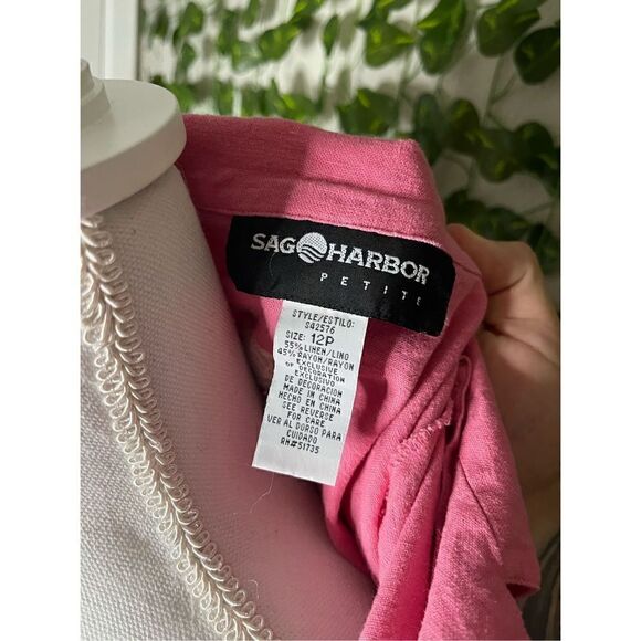 Sag Harbor Pink Embroidered Shirt - Picture 6 of 6